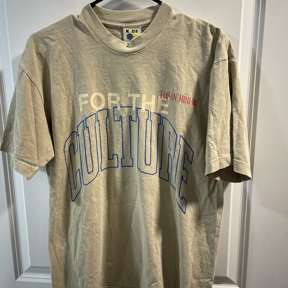 Kids Of Immiorants Beige 'For The Culture' Short Sleeve Graphic Tee - Picture 9 of 9